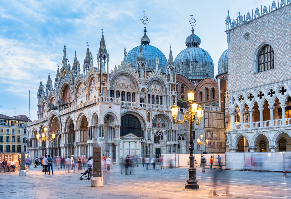 Explore the streets and landmarks of Venice (like Piazza San Marco) with a local guide
