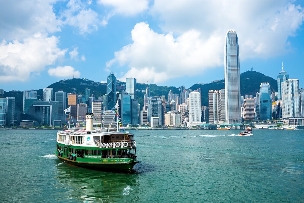 Ride the ferry to Kowloon