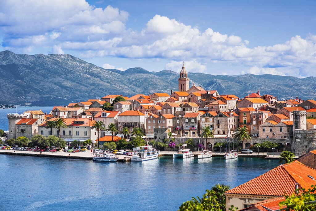 View across Korčula Town