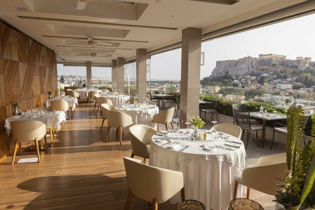 Savor one last view of the Acropolis from the Electra hotel's terrace