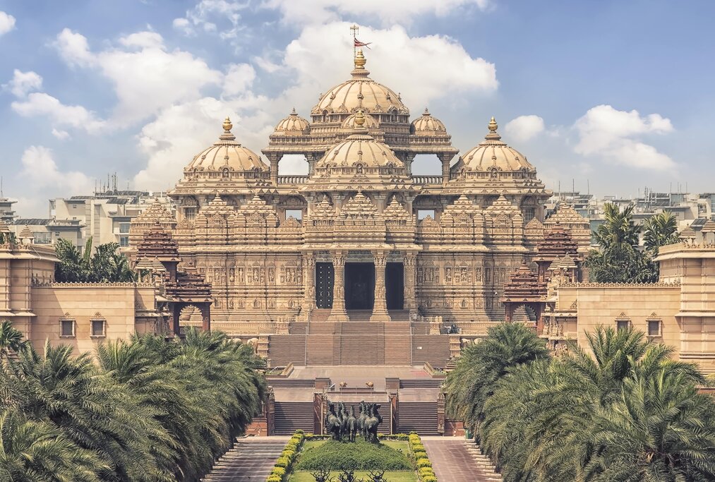 Akshardham temple complex in New Delhi