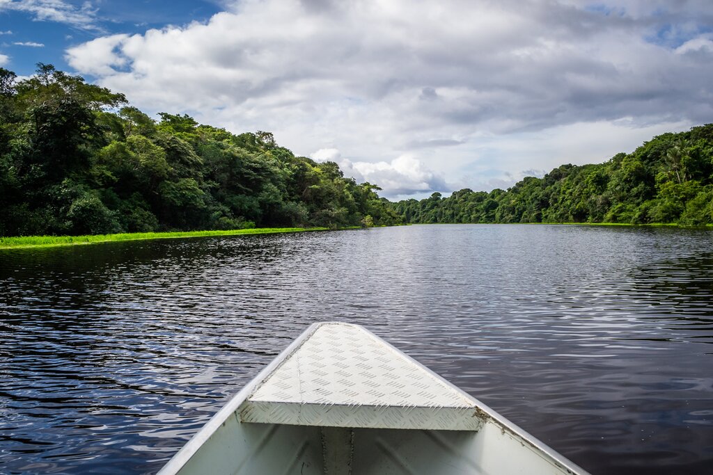 Take a canoe ride in Anavilhanas National Park