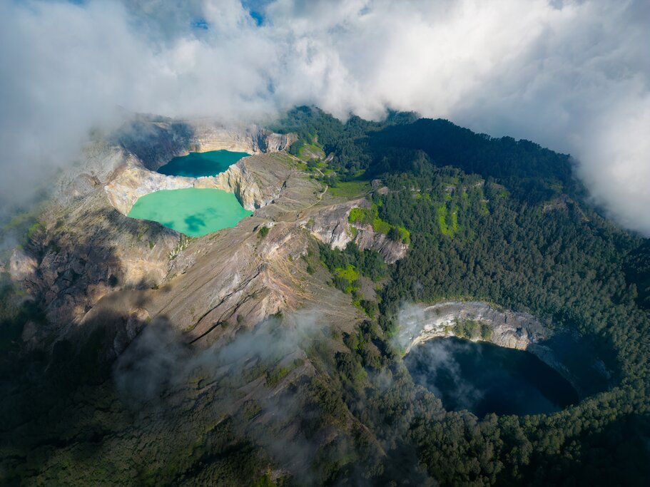 Trek to The Kelimutu Lakes