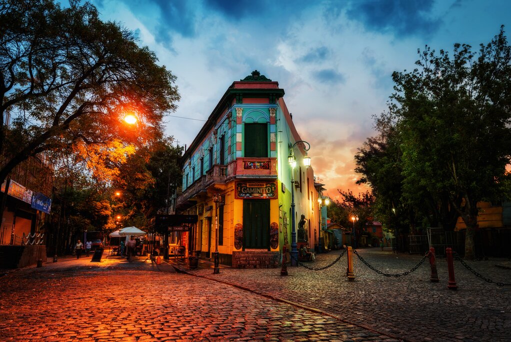 The colorful Buenos Aires barrio of La Boca
