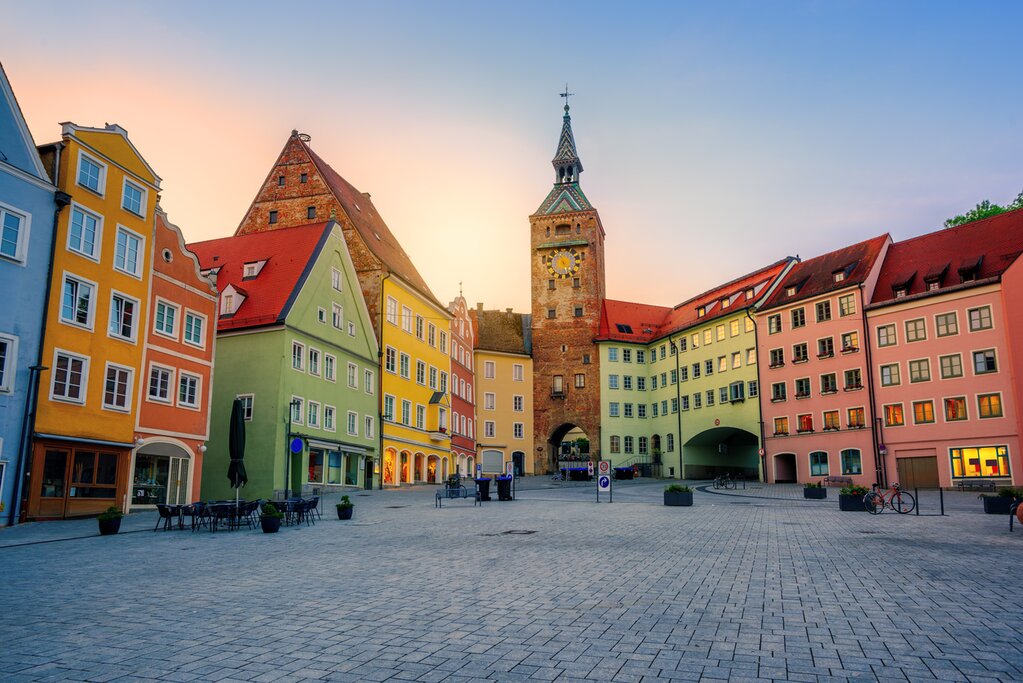 Landsberg am Lech is a charming town in Bavaria, known for its well-preserved medieval old town