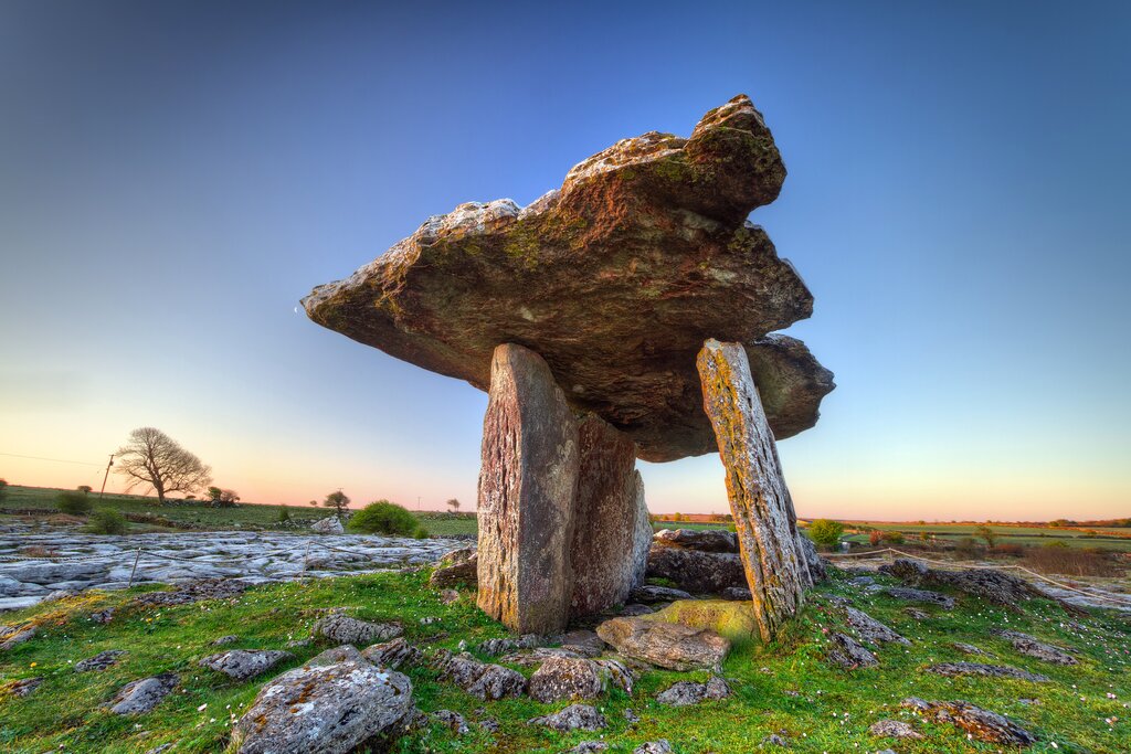 A large Neolithic tomb on The Burren