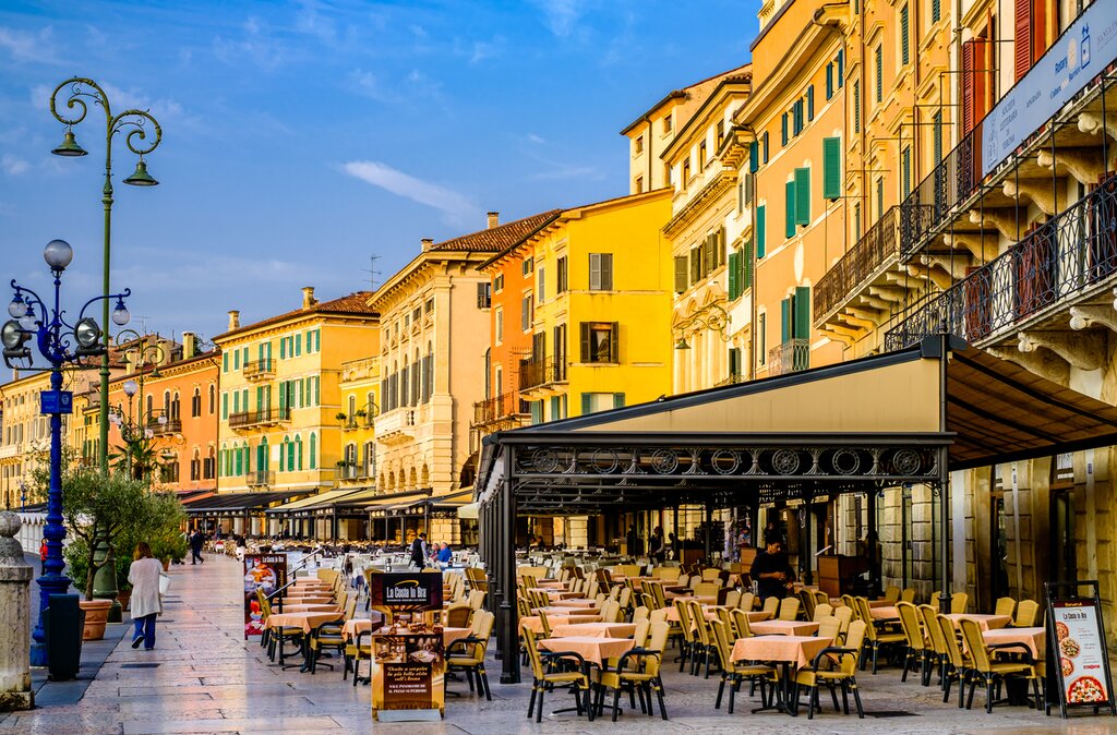 Explore Verona's piazzas and cobbled streets