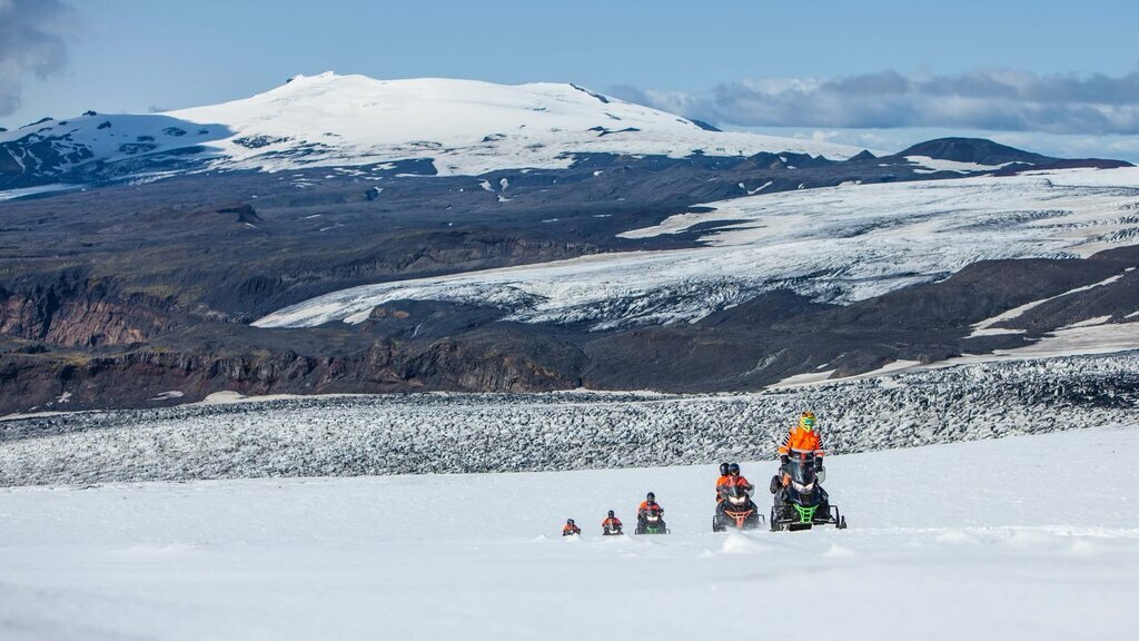 Snowmobiling