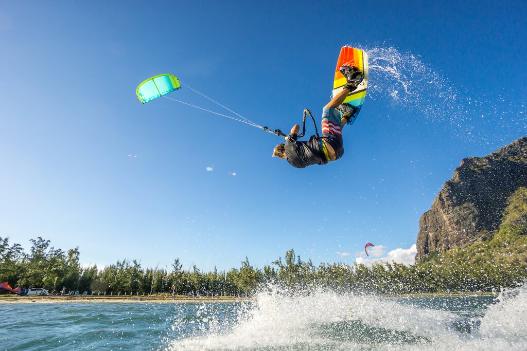 Kite surfing