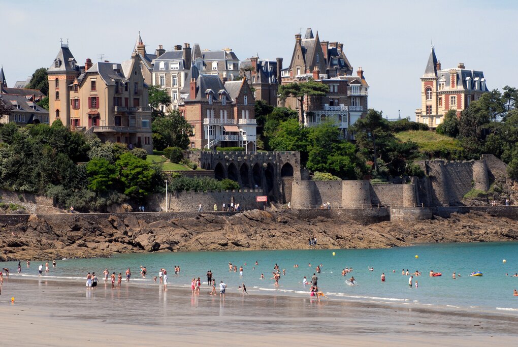 The beaches of Dinard