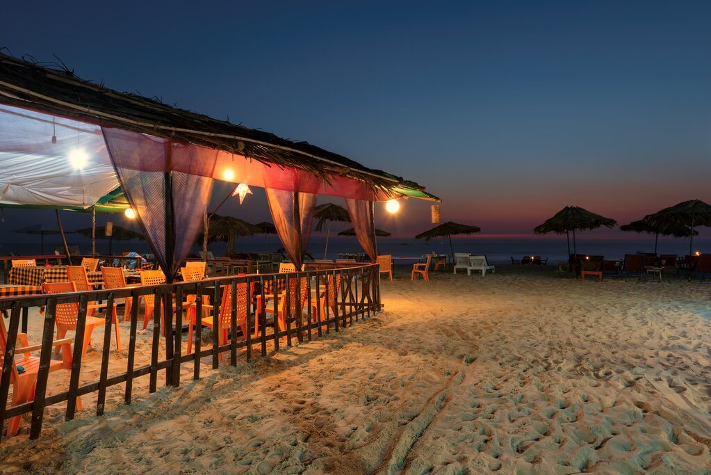 Palolem beach, South Goa, India. One of the best beaches in Goa