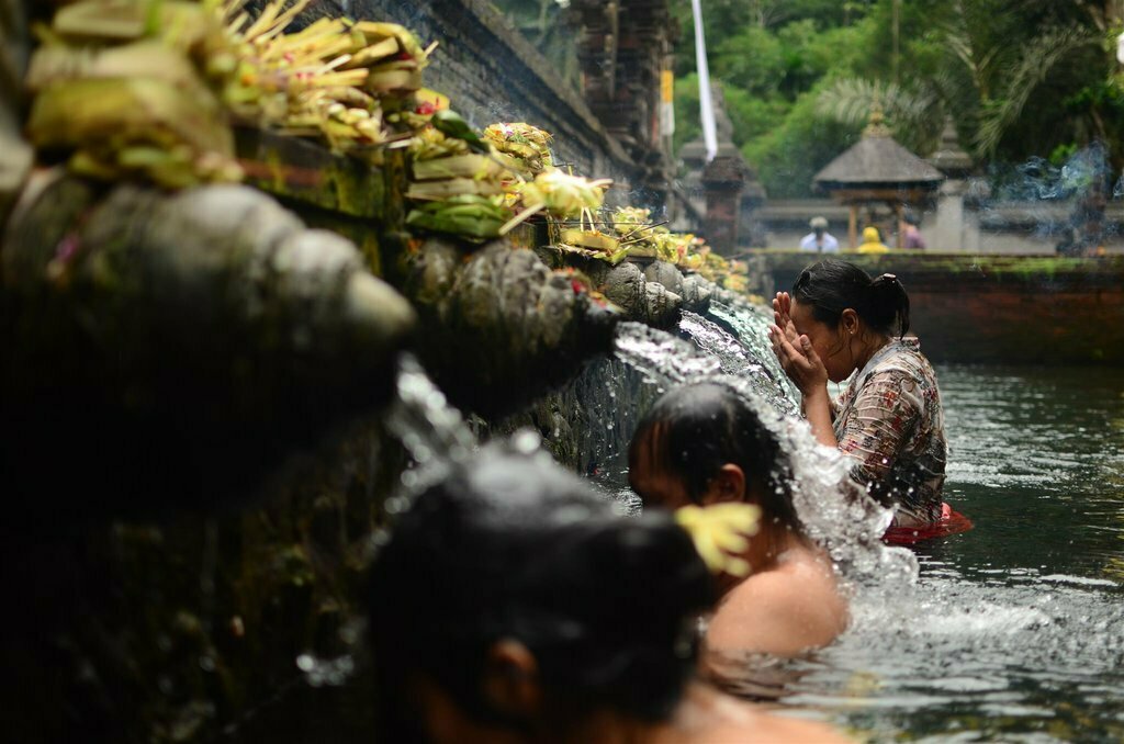Learn why Bali is called the Island of the Gods at Tirta Empul