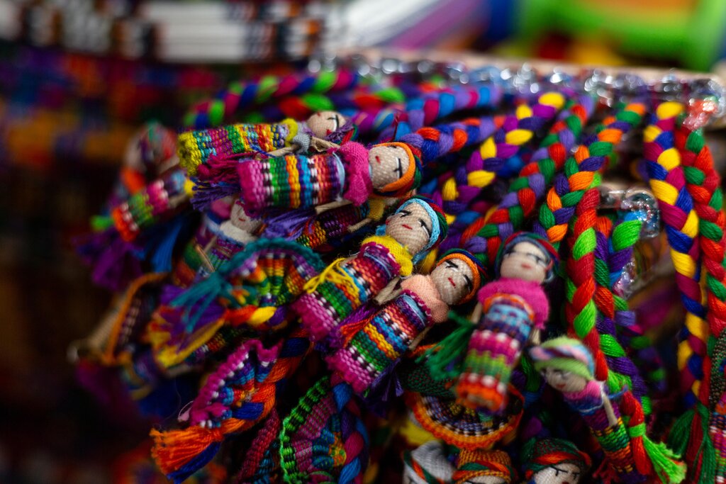 Guatemalan "worry dolls"