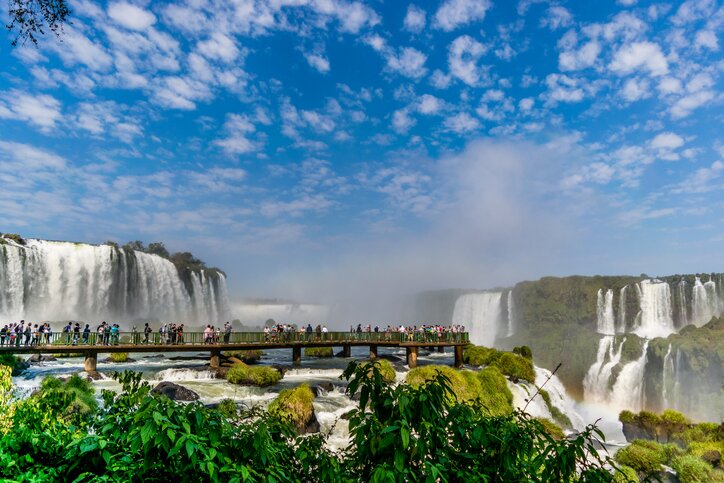 See one of the Natural Wonders of the World at Iguaçu Falls