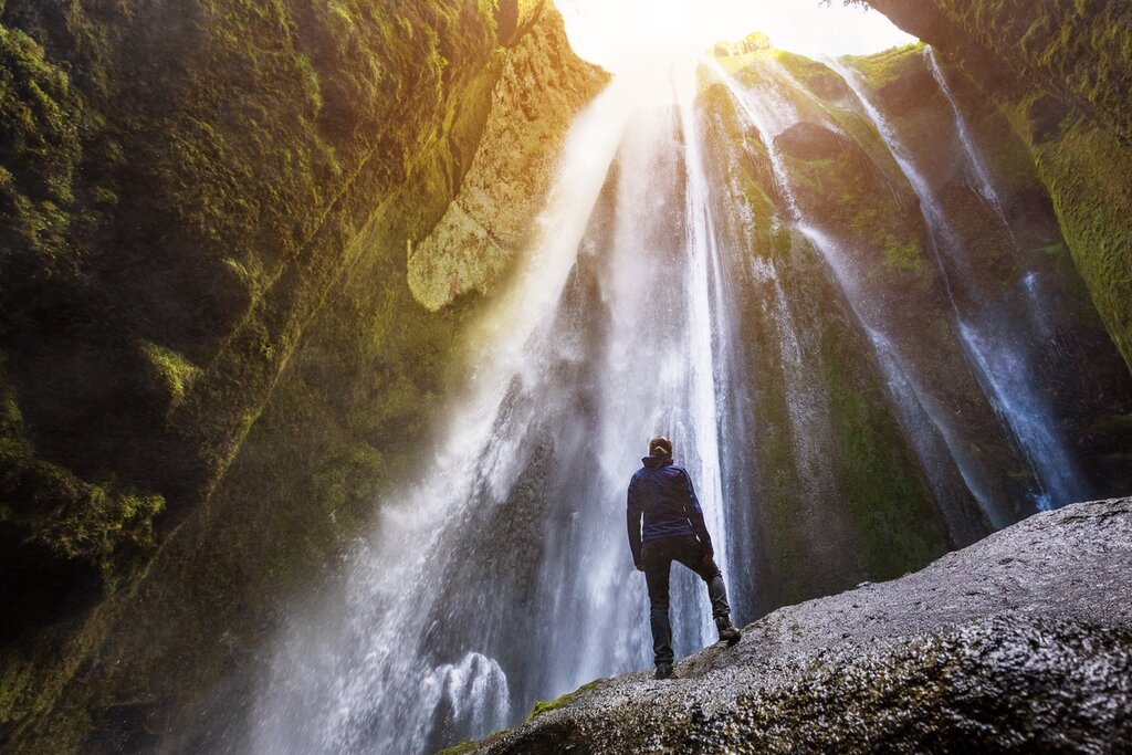 Gljufrabui waterfall 