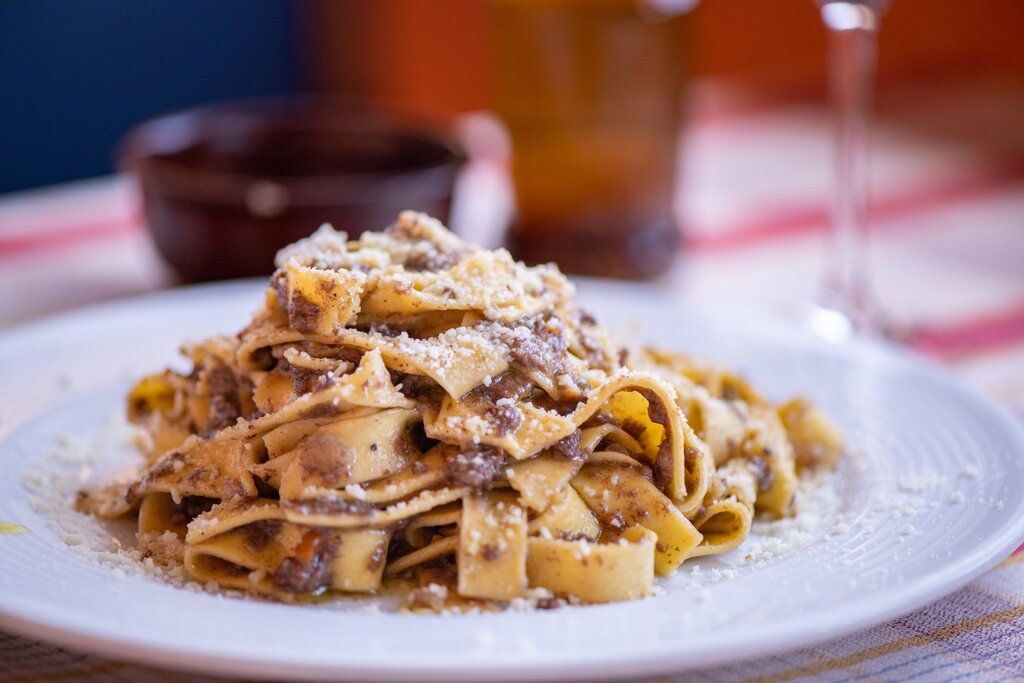 Tagliatelle con cinghiale