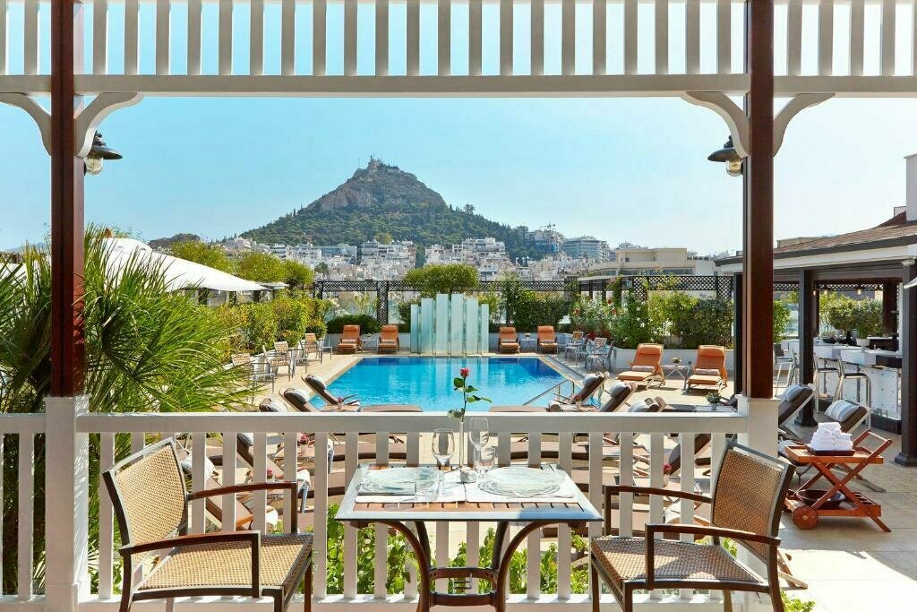 Soak up the views of the Acropolis from your hotel