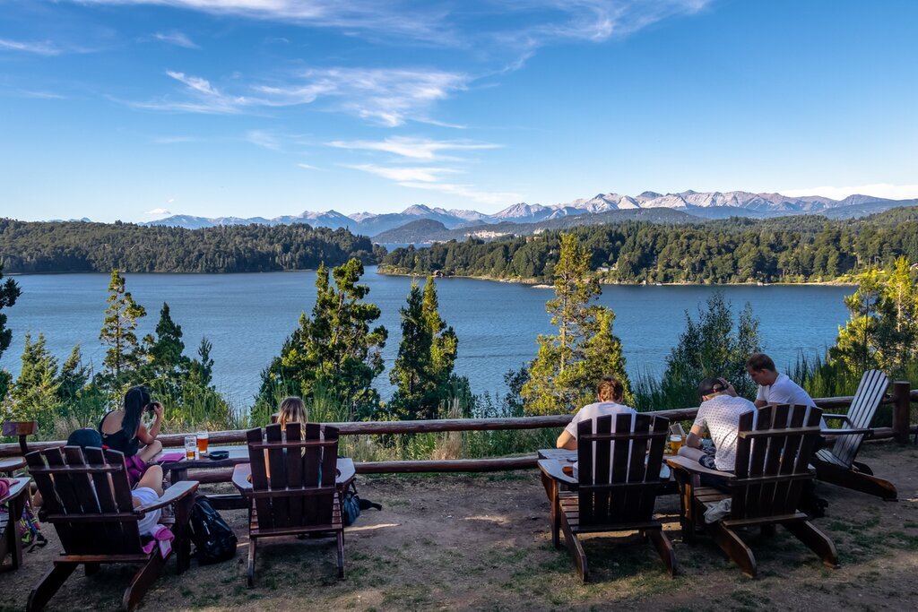 Sip beer with a view in Bariloche
