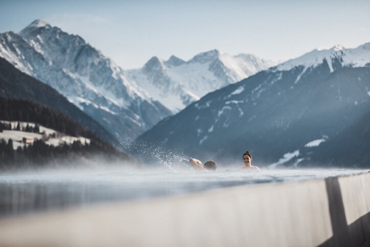 Relaxing time at QC Thermes Chamonix Mont-Blanc