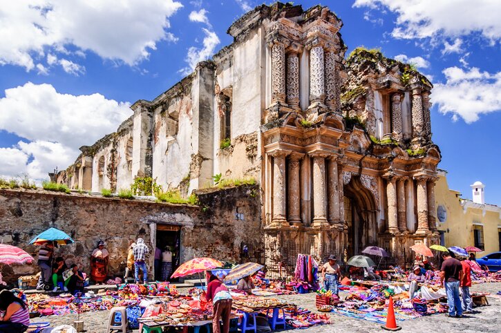 Old Town in Antigua, Guatemala