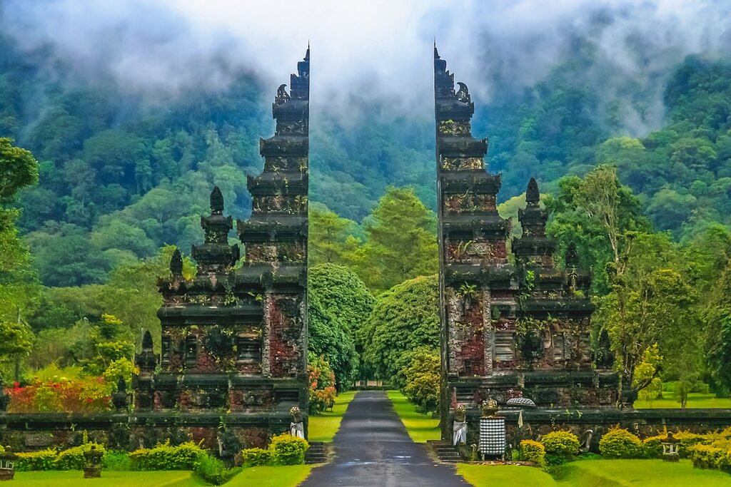 A temple in Bali