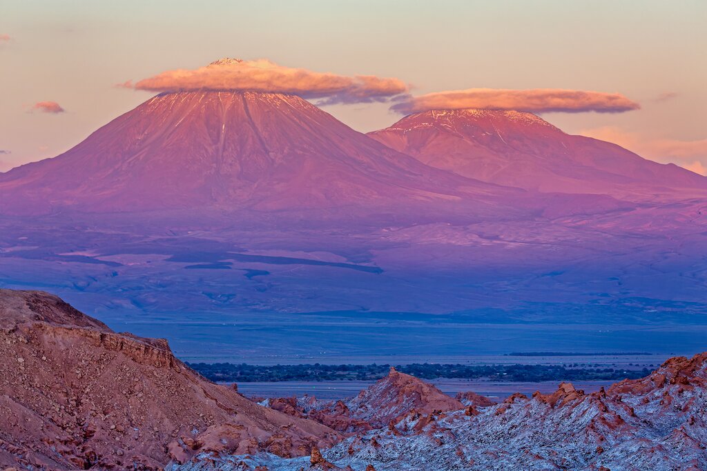 The volcanos of San Pedro