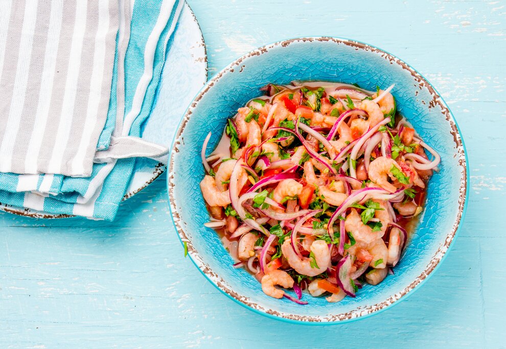  Ecuadorian shrimps ceviche