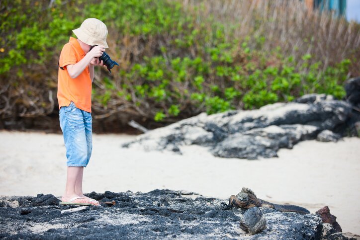 Spot rare and endemic wildlife on this family trip to the Galápagos