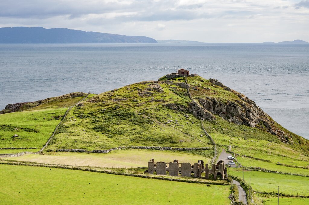 A wild headland on Rathlin Island