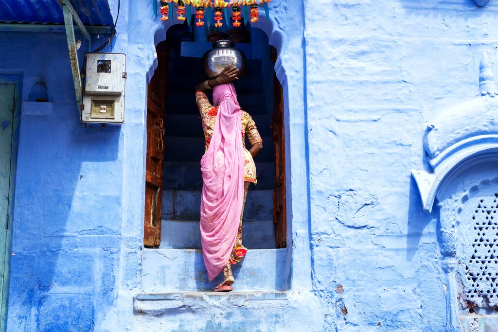 A local woman of Jodhpur region