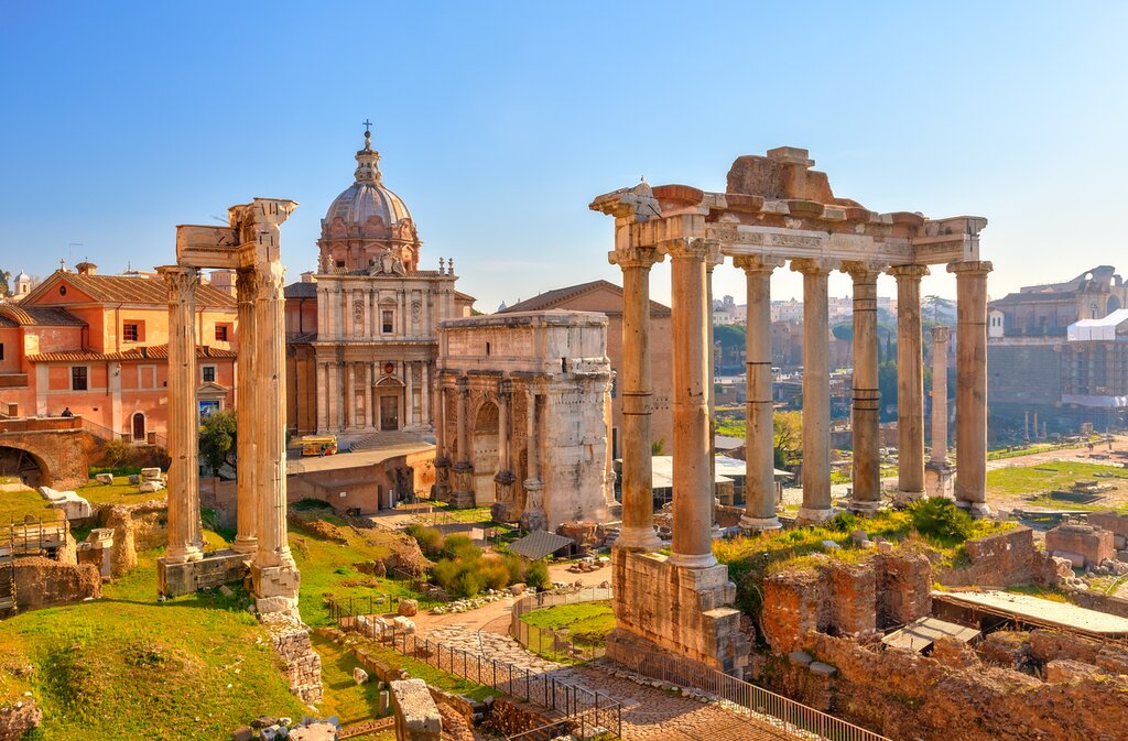 The ancient Roman Forum
