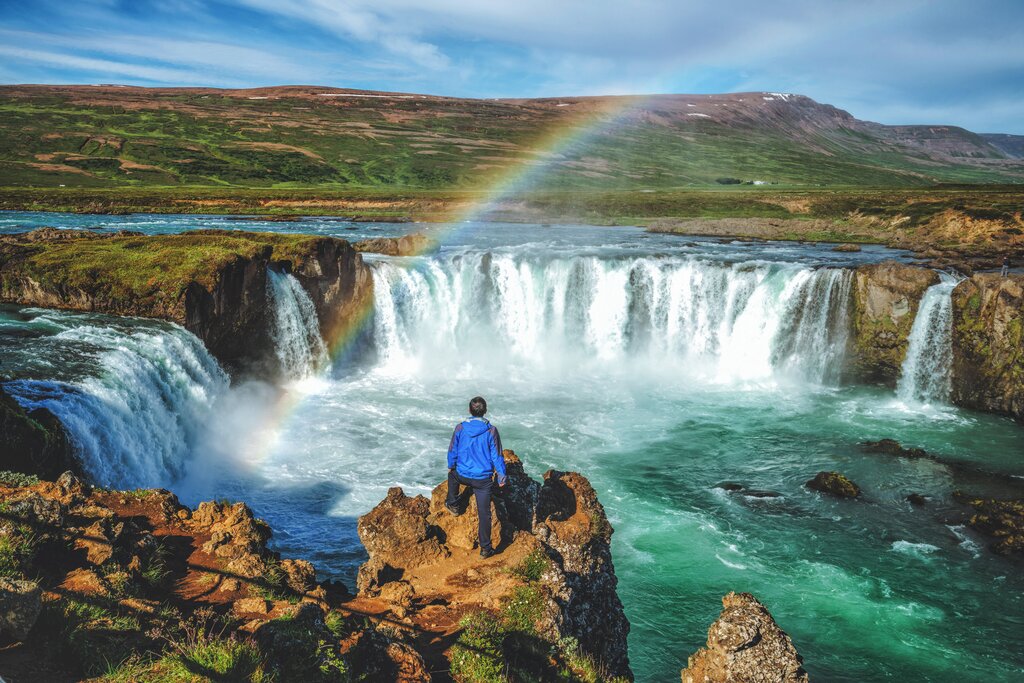 Check off some of Iceland's most iconic natural landmarks, like the mighty falls at Gullfoss