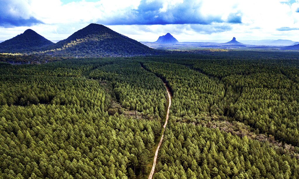 Visit Queensland's unusually-shaped Glass House Mountains