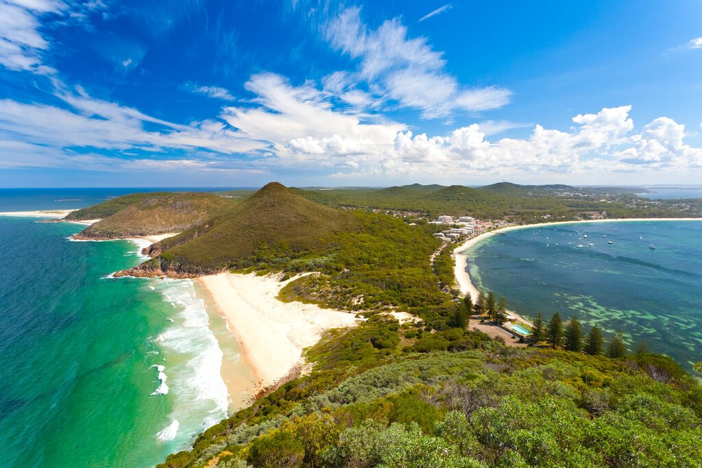 Mt Tomaree and Port Stephens