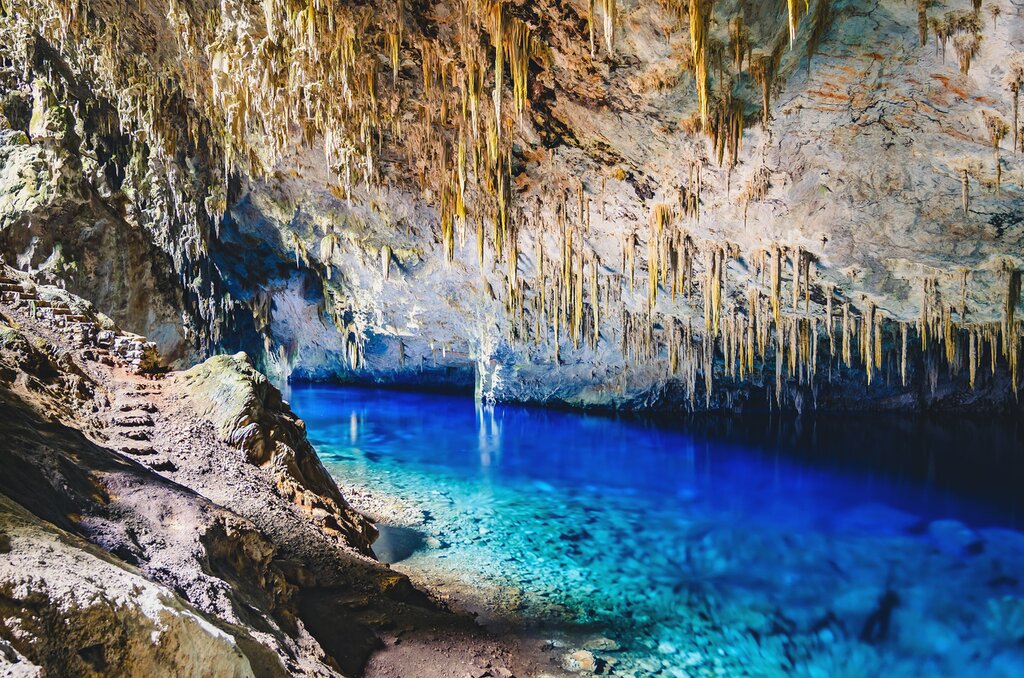 The otherworldly Lago Azul