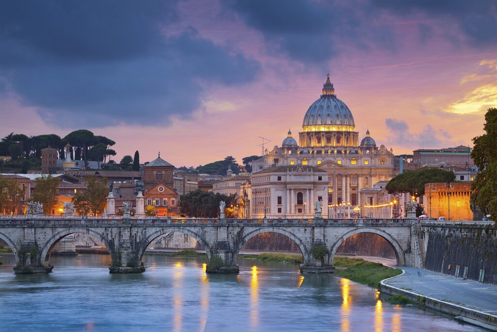 Savor one last sunset over Rome