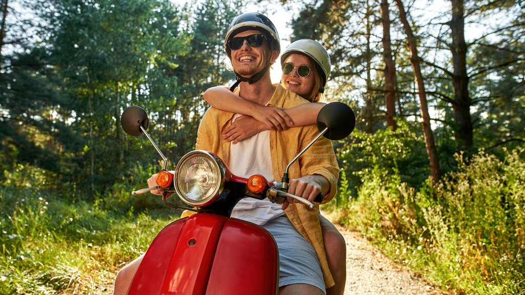 When in Italy, ride a Vespa