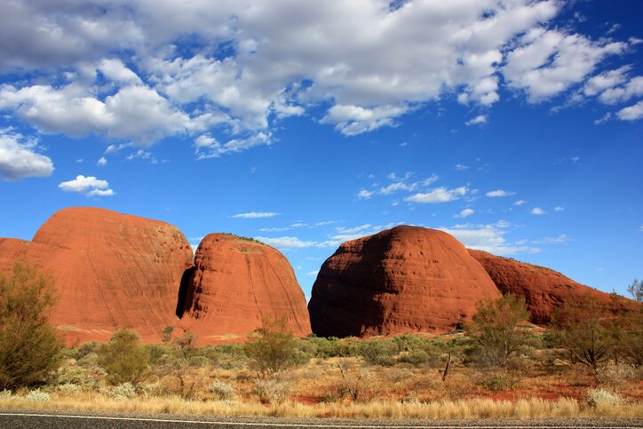 Olgas Or Kata Tjuta held sacred on Pitjantjatjara Lands