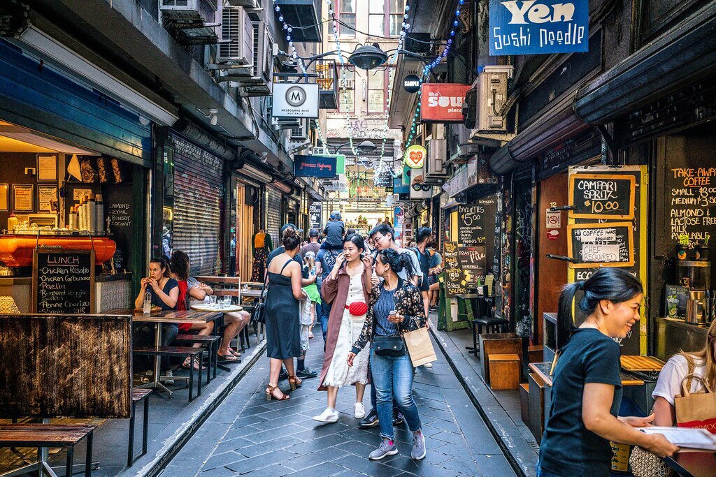 Melbourne's famous laneways