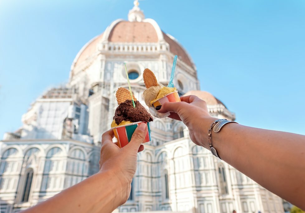 gelato and Duomo