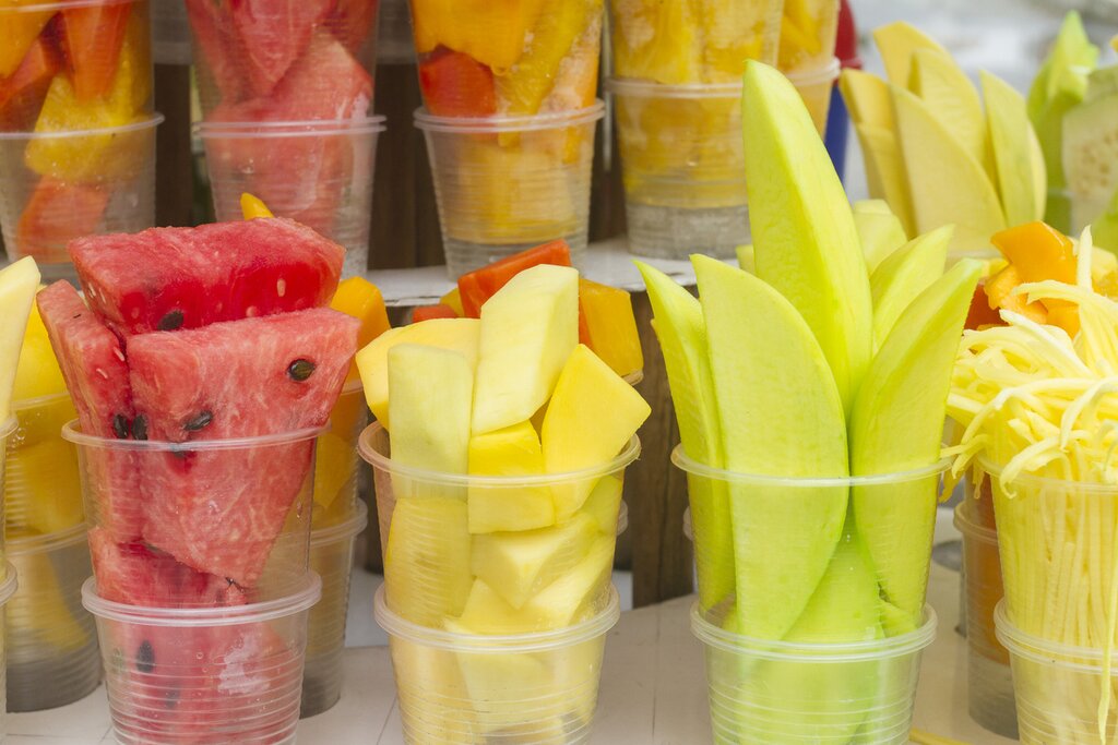 Frutas frescas at the Plaza de Mercado de Paloquemao