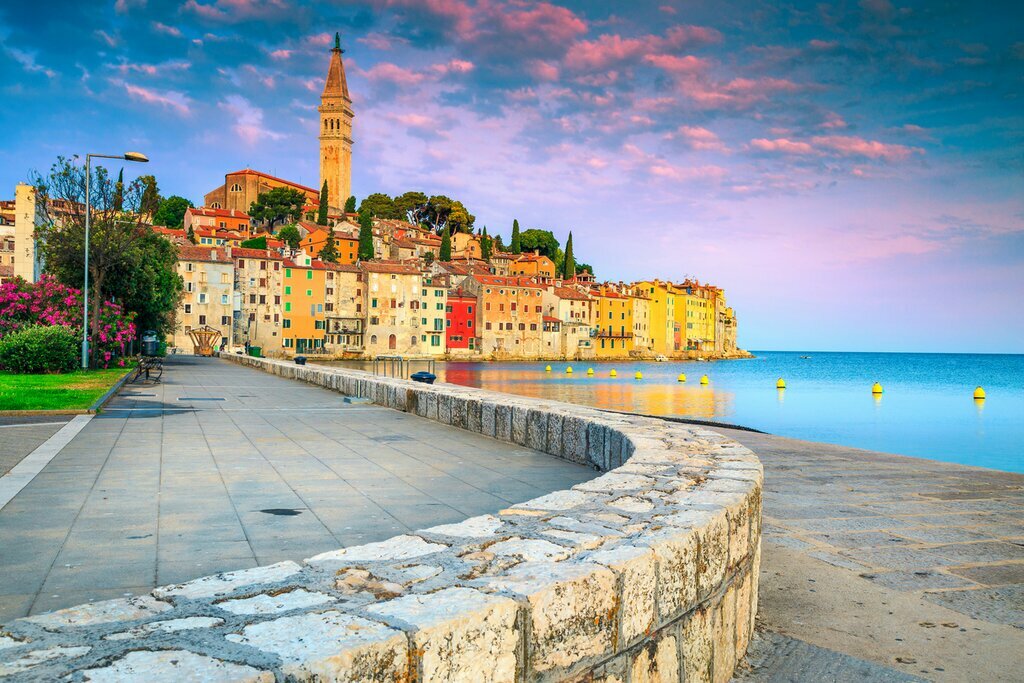 See Croatia's Istrian Peninsula and the colorful coastal town of Rovinj