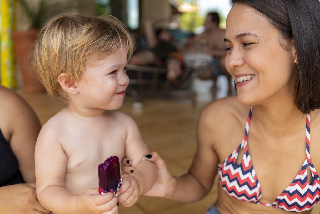 Relax with the kids at Termas del Sol