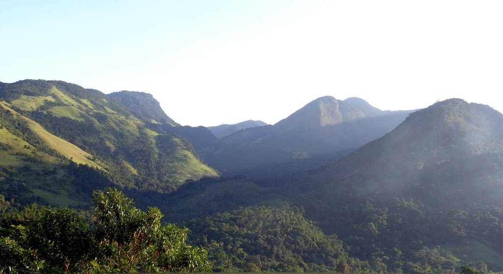 The mountains of Serra da Bocaina National Park, outside Paraty