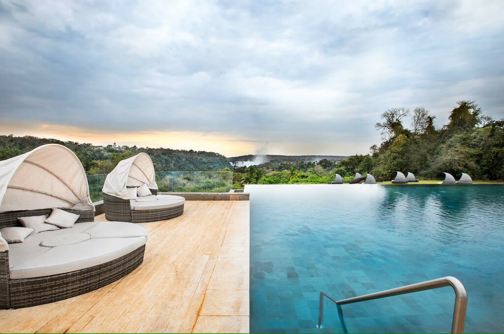 Check into 5-star luxury with a view of the mightly Iguazú Falls (photo courtesy of Gran Meliá Iguazú)