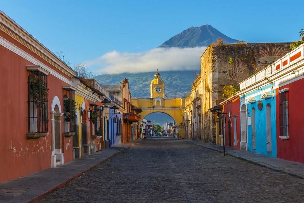 Old Town in Antigua, Guatemala
