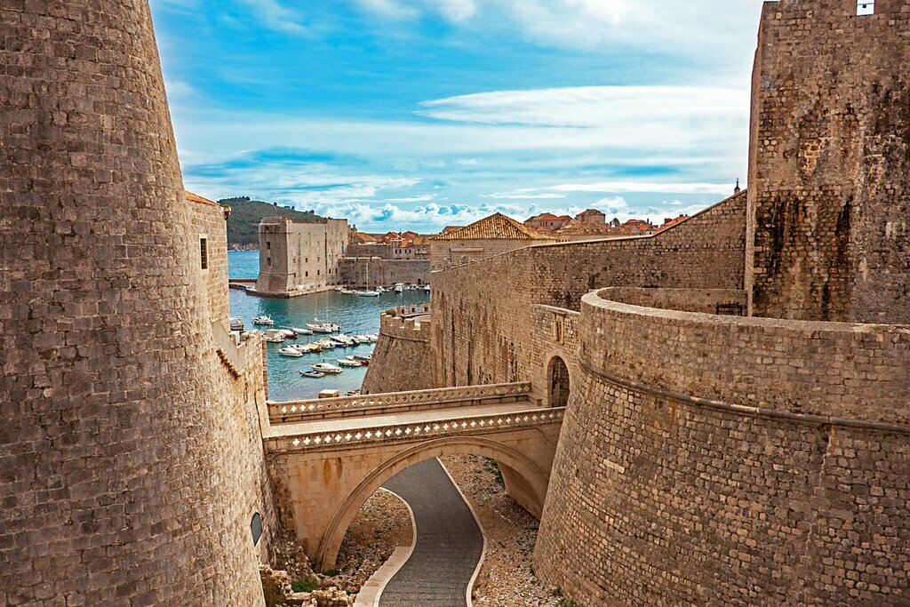 End your weeklong tour on the Adriatic in the walled city of Dubrovnik