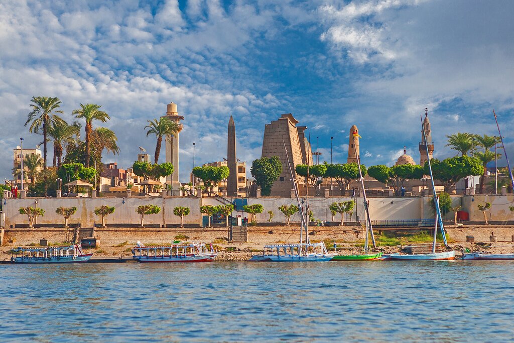 Cruise down the Nile River from Luxor to Aswan