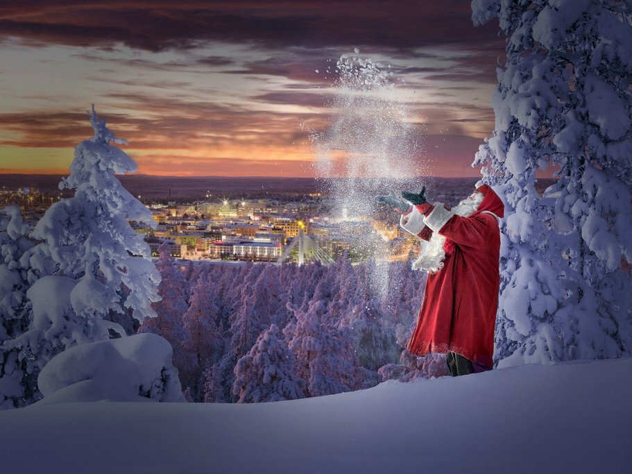 Santa Claus in Rovaniemi