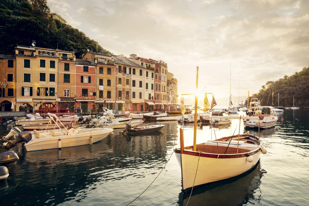 Kick things off in true luxury style in the Riviera village of Portofino